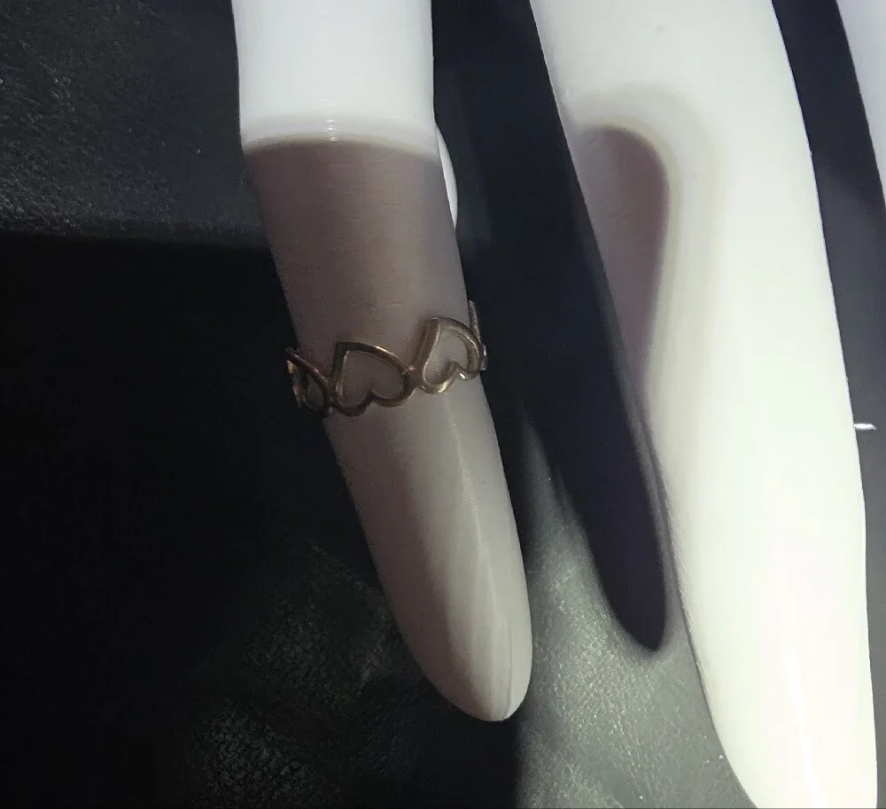 925 Heart Link Ring - Classic Women Jewelry
